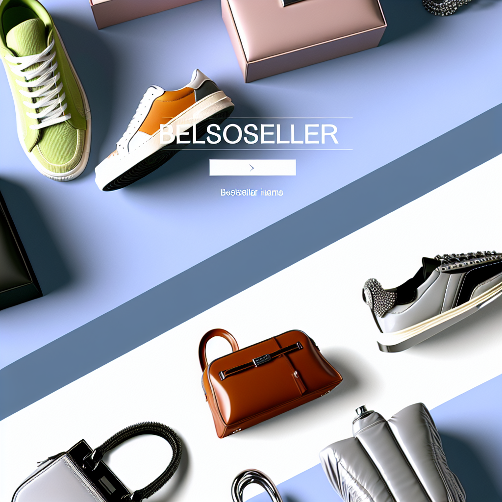 Bestseller: Designer-Sneakers, zeitlose Handtaschen und Accessoires aus Luxusmarken im Flatlay.