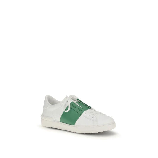 Valentino Garavani Weiße Low-Top-Sneaker aus Kalbsleder Bos Taurus by Valentino Garavani
