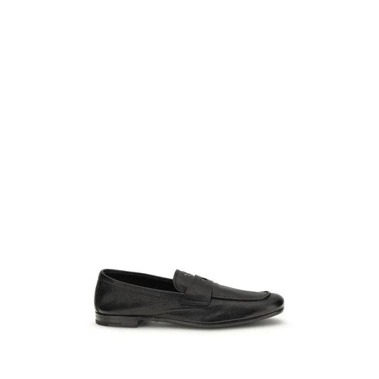 Prada Schwarze Loafer aus Ziegenleder by Prada