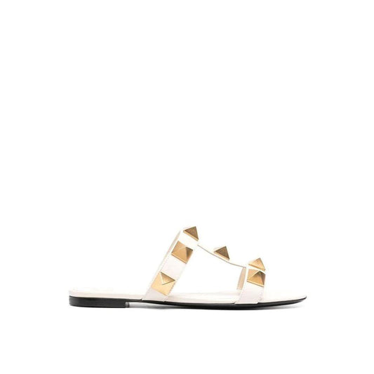 Valentino Garavani Weiße Sandalen aus Kalbsleder by Valentino Garavani