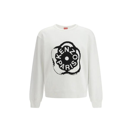 Kenzo Weißes Baumwoll-Sweatshirt by Kenzo