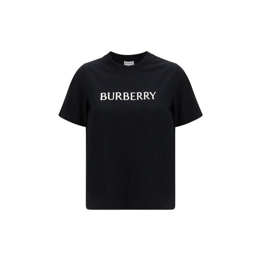 Burberry Schwarzes Baumwoll-T-Shirt by Burberry