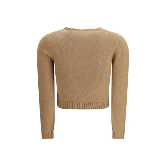 Chloé Brauner Wollpullover by Chloé