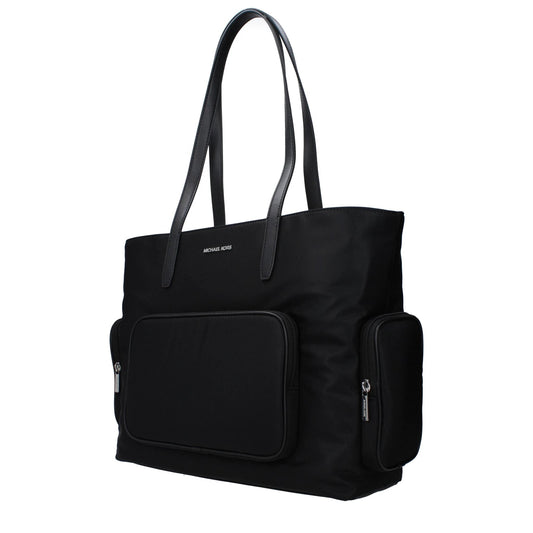 Michael Kors Schwarze Schultertasche aus Stoff by Michael Kors
