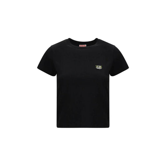 Kenzo Schwarzes Baumwoll-T-Shirt by Kenzo