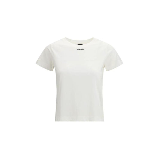 PINKO Weißes Baumwoll-T-Shirt by PINKO
