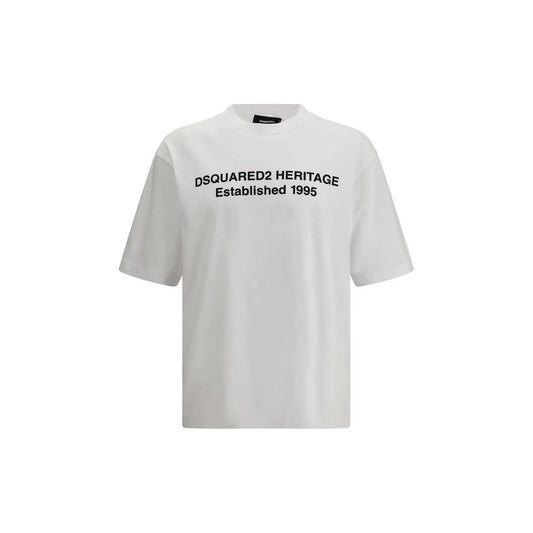 Dsquared² Weißes Baumwoll-T-Shirt by Dsquared²