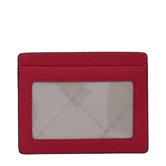 Michael Kors Kartenetui aus rotem Leder by Michael Kors
