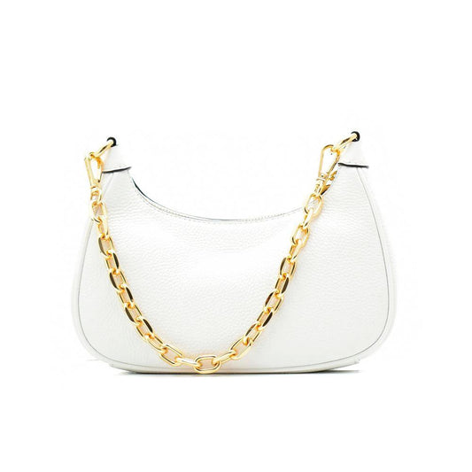 Michael Kors Weiße Leder Schultertasche by Michael Kors