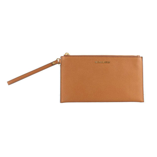 Michael Kors Braune Leder Clutch Bag by Michael Kors