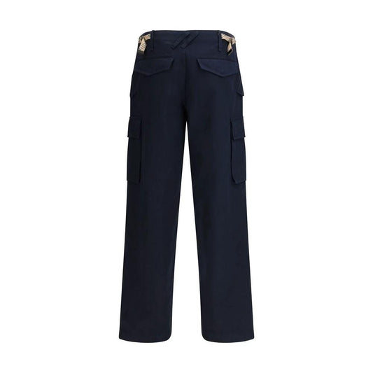 Burberry Blaue Cargo-Hose aus Baumwolle by Burberry