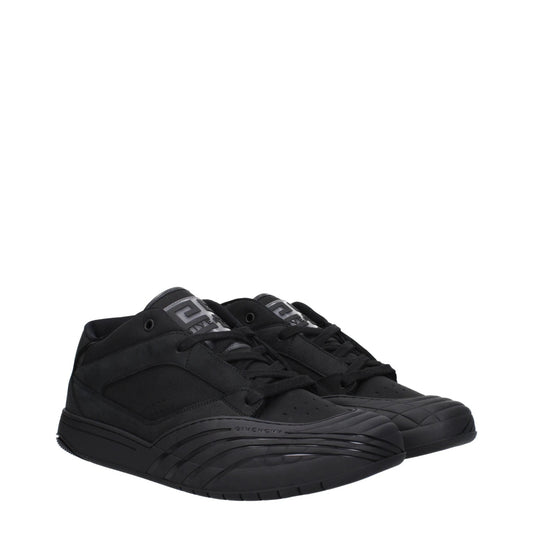 Givenchy Schwarze Stoff-Sneaker mit niedrigem Schaft by Givenchy