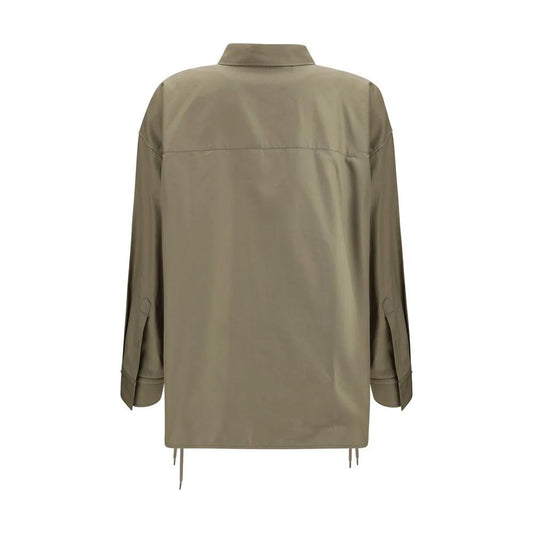 Balenciaga Beige Baumwoll-Hemdbluse by Balenciaga