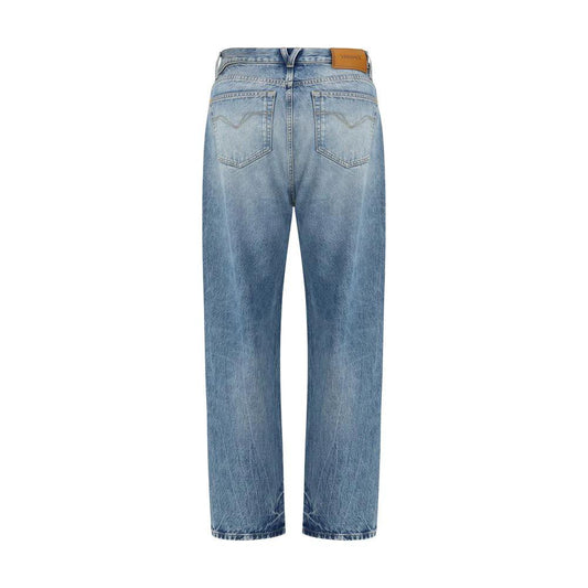 Versace Blaue Baumwoll-Jeans Denim by Versace