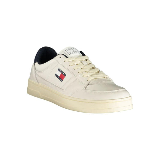 Tommy Hilfiger Weiße Leder-Sneaker für Herren by Tommy Hilfiger
