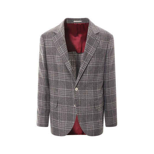 Brunello Cucinelli Cucinelli Grauer Kaschmir-Blazer by Brunello Cucinelli Cucinelli