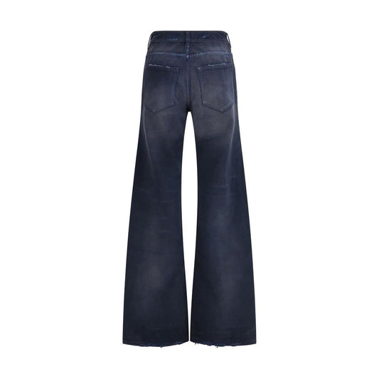 Balenciaga Blaue ausgestellte Jeans aus Baumwolle by Balenciaga