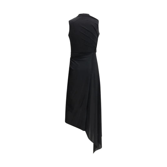 Balenciaga Schwarzes Polyamid-Casual-Kleid by Balenciaga