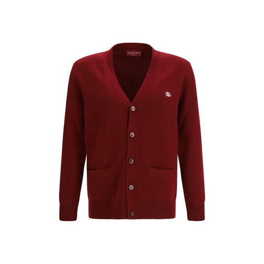 Gucci Bordeaux Wollstrickjacke by Gucci