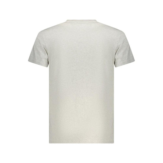 Tommy Hilfiger Graues Baumwoll-T-Shirt für Herren by Tommy Hilfiger