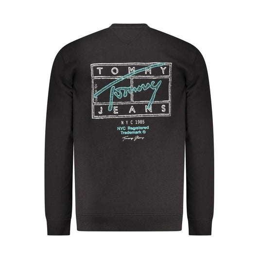 Tommy Hilfiger Schwarzer Baumwoll-Herren-Sweatshirt by Tommy Hilfiger