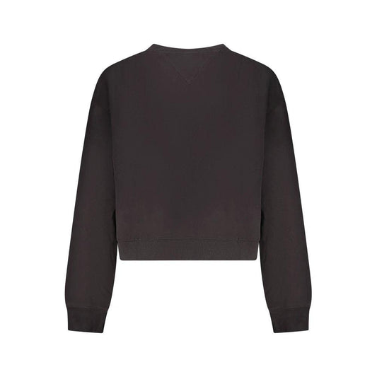 Tommy Hilfiger Schwarzer Baumwoll-Sweatshirt für Damen by Tommy Hilfiger