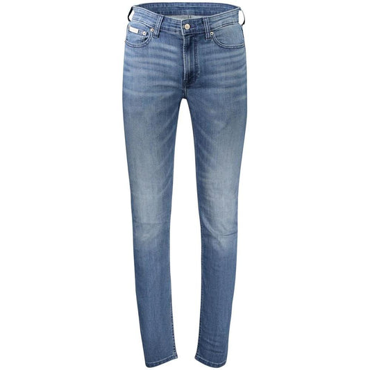Calvin Klein Blu Cotton Herren Slim-Taper Jeans by Calvin Klein
