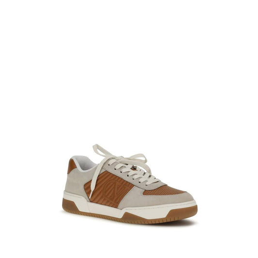 Valentino Garavani Mehrfarbige Bos Taurus Kalbsleder Sneaker by Valentino Garavani