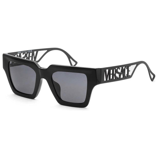 Versace Schwarze Sonnenbrille aus Acetat by Versace