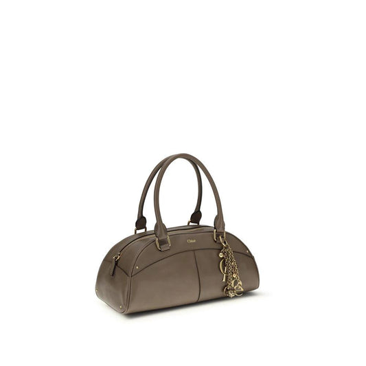 Chloé Graue Kalbsleder Bos Taurus Handtasche by Chloé