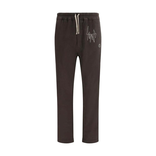 Moncler x Rick Owens Braune Baumwoll-Athletikhose by Moncler x Rick Owens
