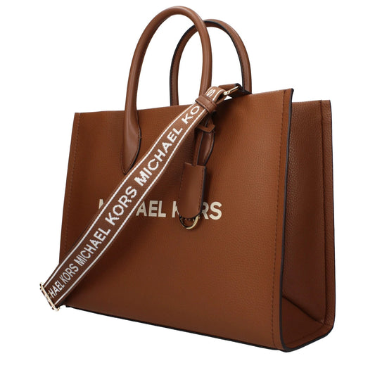 Michael Kors Braune Lederhandtasche by Michael Kors