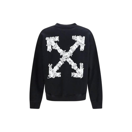 Off-White Schwarzer Baumwoll-Sweatshirt by Off-White
