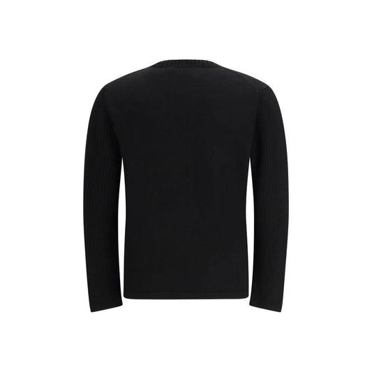 Prada Schwarzer Sweatshirt aus Fleece-Wolle by Prada