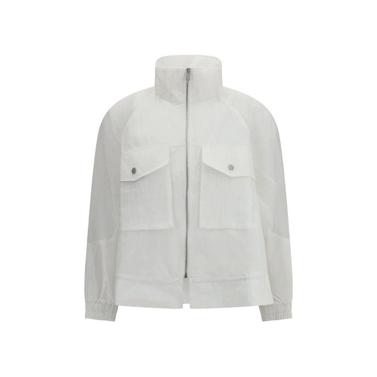 PINKO Weiße Shell-Jacke aus Polyester by PINKO