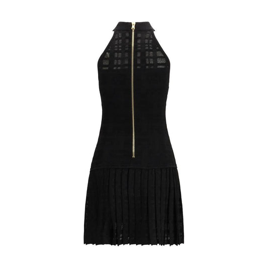 Balmain Schwarzes Cocktailkleid aus Viskose by Balmain