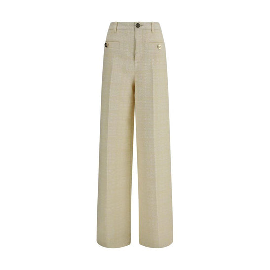 Gucci Beige Cotton Casual Pants by Gucci