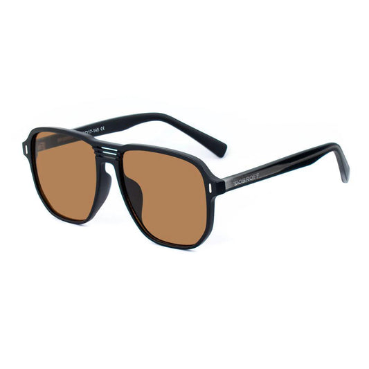 Bobroff Sonnenbrille aus schwarzem Acetat by Bobroff