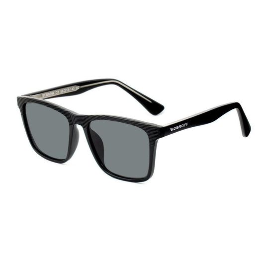Bobroff Schwarze Sonnenbrille aus Acetat by Bobroff