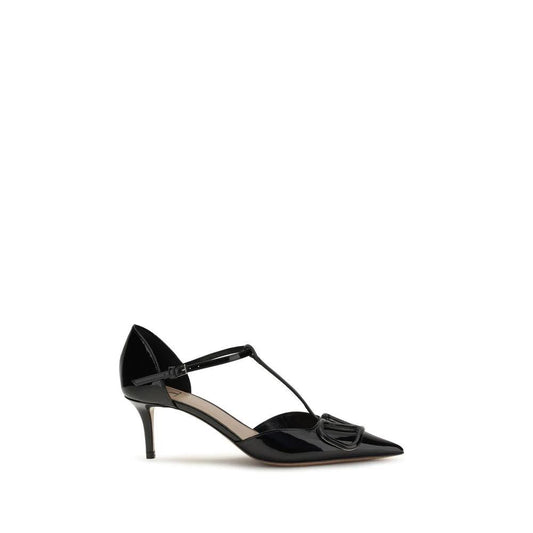 Valentino Garavani Schwarze Pumps aus Kalbsleder Bos Taurus mit hohem Absatz by Valentino Garavani