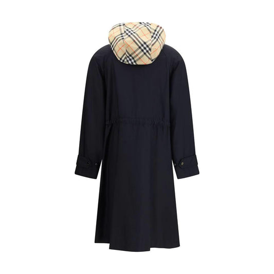 Burberry Schwarzer Polyamid-Mantel by Burberry