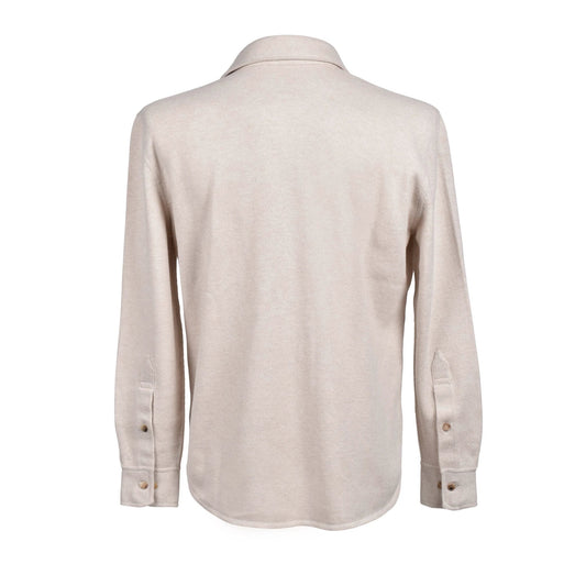 Brunello Cucinelli Beige Wollhemd by Brunello Cucinelli