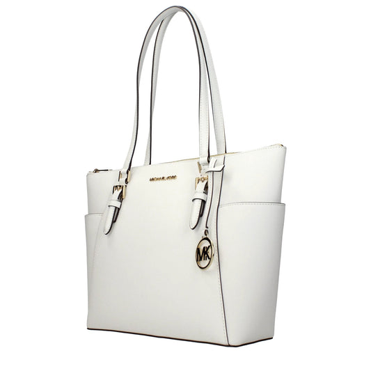 Michael Kors Weiße Leder Schultertasche by Michael Kors