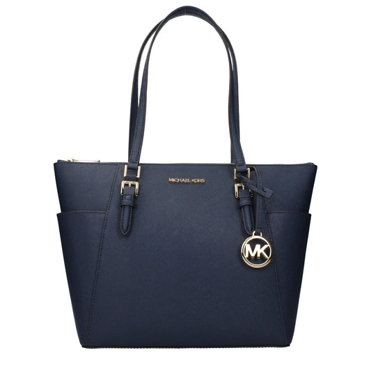 Michael Kors Schultertasche aus blauem Leder by Michael Kors