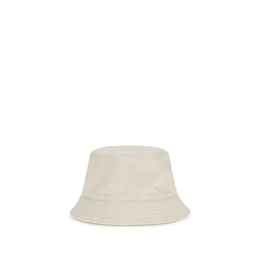 Moncler Weißer Eimerhut aus Polyester by Moncler