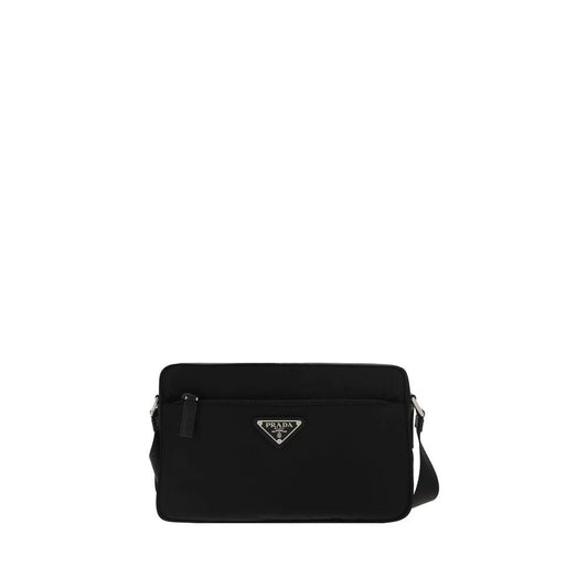 Prada Schwarze Schultertasche aus Nylon by Prada
