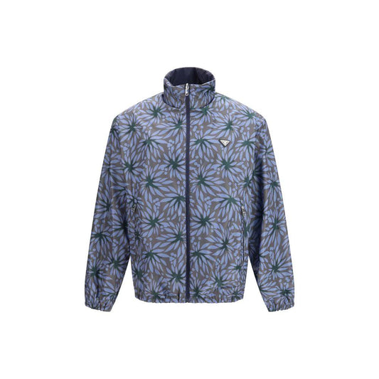 Prada Blaue Shell-Jacke aus recyceltem Polyamid by Prada