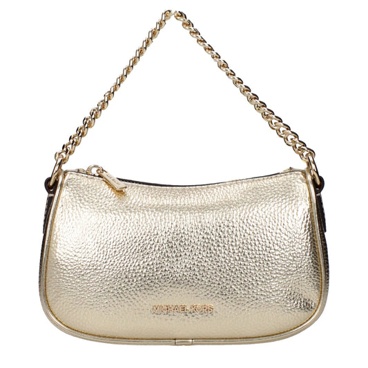 Michael Kors Goldfarbene Lederhandtasche by Michael Kors