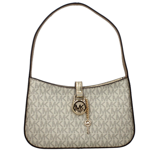 Michael Kors Goldfarbene Stoffhandtasche by Michael Kors