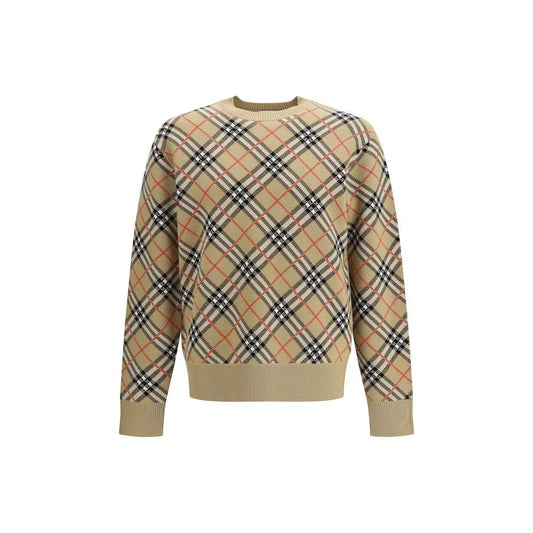 Burberry Beige Cotton Sweatshirt by Burberry
